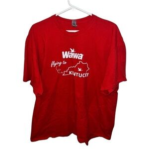 Wawa “Flying to Kentucky” Gildan 2XL Red Graphic Tee